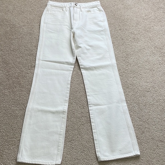 J.Crew straight leg off white jeans - Picture 2 of 6